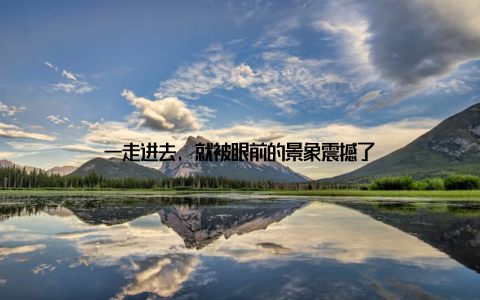 一走进去, 就被眼前的景象震撼了