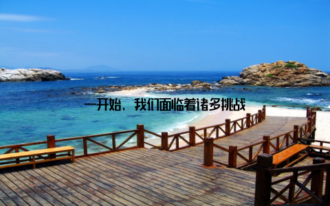 一开始, 我们面临着诸多挑战