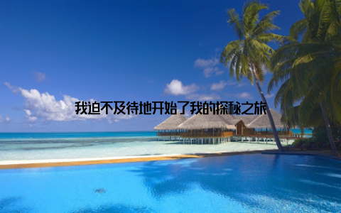 我迫不及待地开始了我的探秘之旅