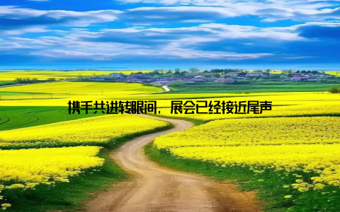 携手共进转眼间, 展会已经接近尾声