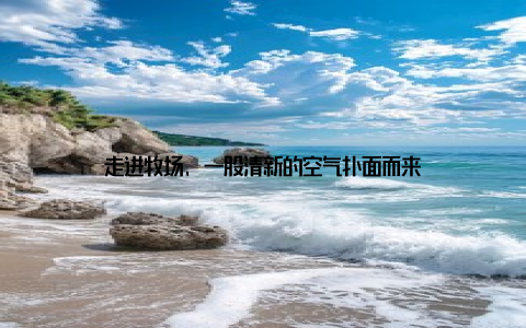 走进牧场, 一股清新的空气扑面而来