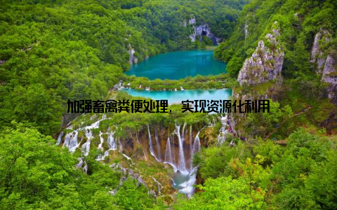 加强畜禽粪便处理, 实现资源化利用