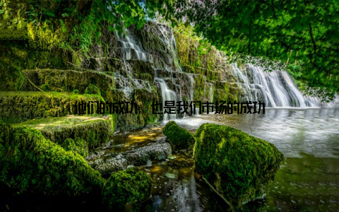 他们的成功, 也是我们市场的成功