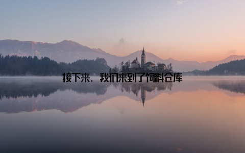 接下来, 我们来到了饲料仓库