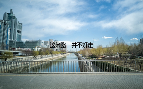 这条路, 并不好走