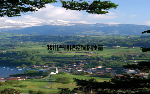 我们严格把控饲料质量